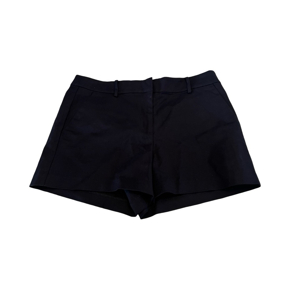 Loft The Riviera Short Black Chino Casual Flat‎ Front Size 8 Nwt